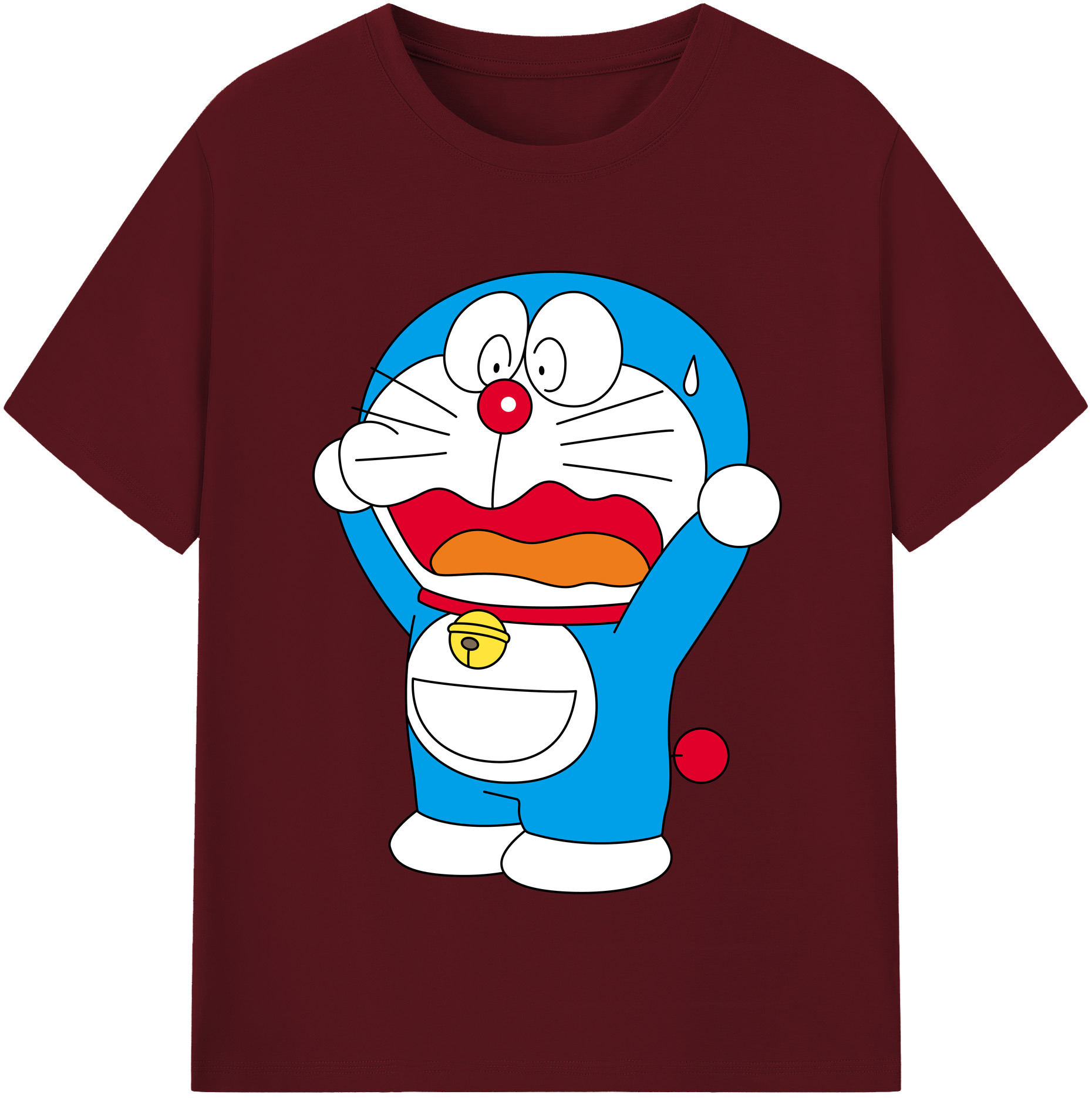（画像用） ドラえもん Doraemon 綿100％半袖Tシャツ（フロントプリント）